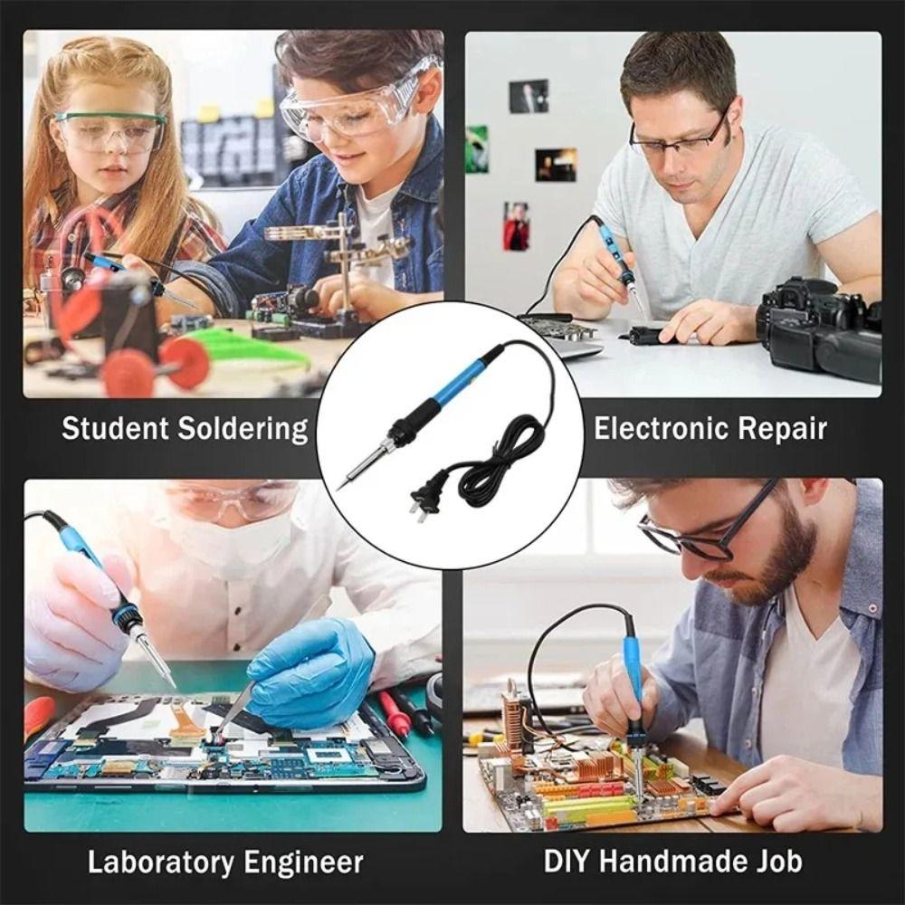 EU Plug Soldering Iron Kit Multimeter Soldering Iron 60W Electronic DIY Kits  Welding and Repair