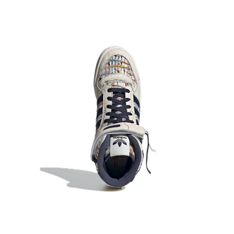Adidas Originals Forum Mid Λευκά Ναυτικό Μπλε Αθλητικά Παπούτσια GX3958