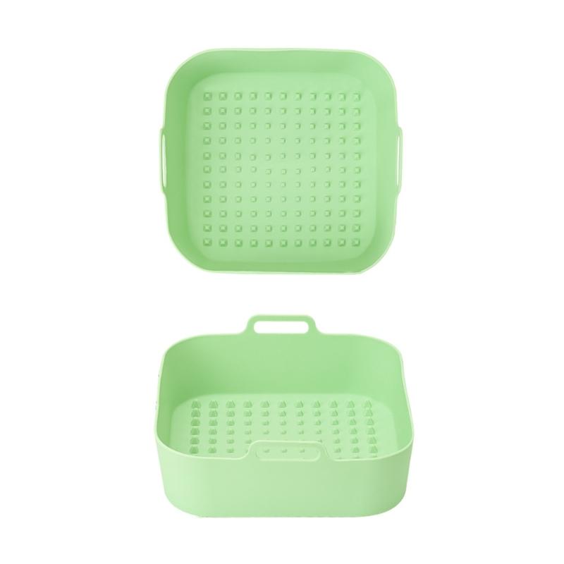 Reusable Square Shape Air Fryer Liner Food-Grade Silicone Air Fryer Accessories