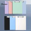 Strong Clamping Clipboard A4 Letter Size Plastic Clipboard, Hard Board with Low Profile School Clip, Lightweight Solid Color for Office Classroom