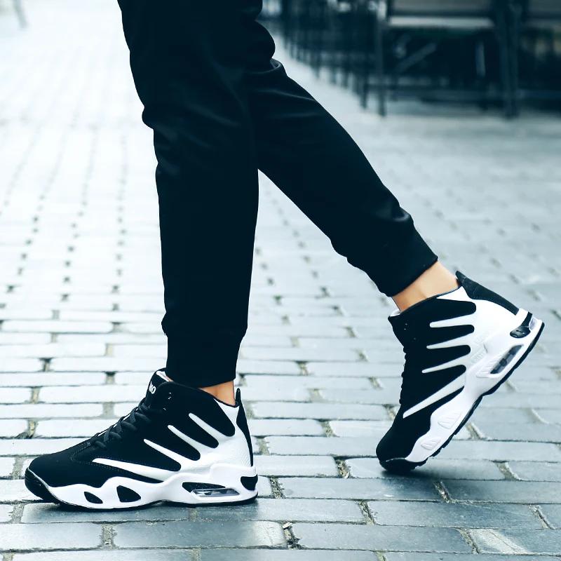 Neue Basketballschuhe Herren Sportlich Lässig Gepolstert Sport Hochwertig Professionell Sneaker Tragbar Training Basketballschuhe