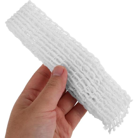 DOITOOL 4 Meat Netting Roll Size 16, Cotton Ham Sock for Sausage Making, Elastic Butchers Twine Cooking String Food Net, Poultry Meats Cooking,