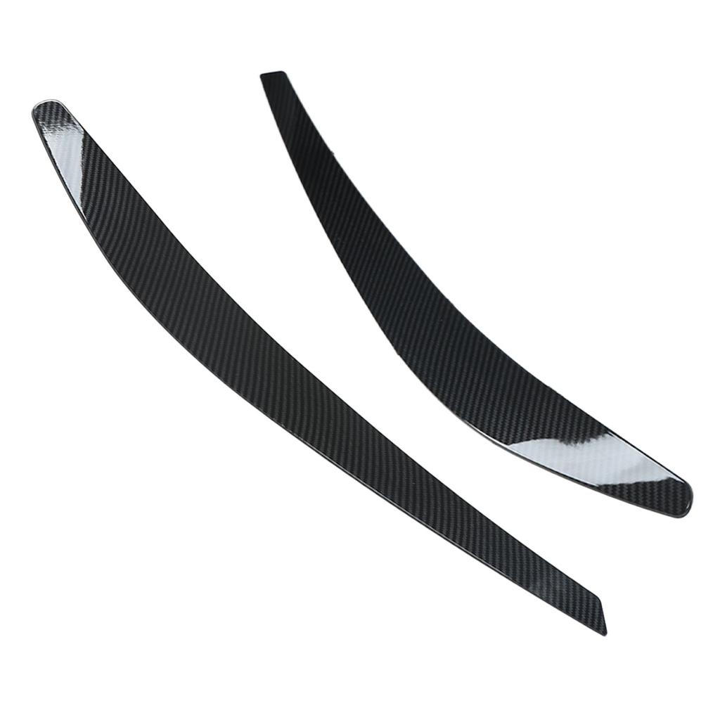 2pcs Headlight Eyebrow Eyelids Trim Decoration Replacement for VF I II 2013‑2017