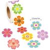 500Pcs Butterfly Flower Sticker 1 Inch 8 Design Colorful Butterfly Decals Decorative Flowers Cute Stickers Party Favor Decor