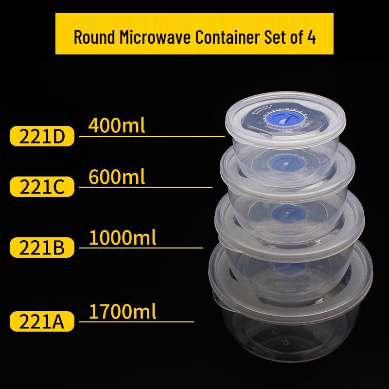 De Rui En Microwave Plastic Food Storage Boxes