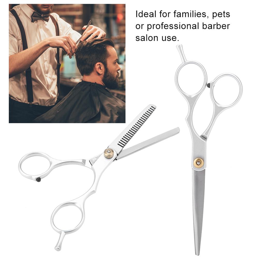 Hair Cutting Scissors Hair Thinning Scissors Professional Hair Cutting Thining Scissors Set Salon Barber Hairdressing Shear