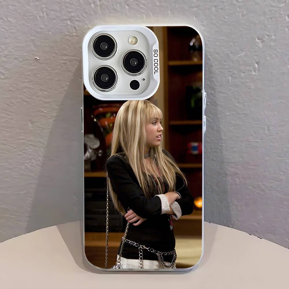 FUNNY H-HannahS M-Montana Phone Case For iPhone 17,16,15,14,13,12,11,Pro,Max,Plus,SE,Air,Mini Anti Fall White Bumper iPhone12PRO