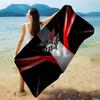 C-Corvette Sporty-American Anime Beach Swimming Towel Soft Absorbent Washcloth Children's Gifts for Kids Travel Camping Gym
