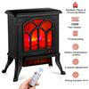 70W/750W/1500W Elektrický krbový ohřívač ventilátor kamna polena plamenový efekt římsa časovač PTC keramický ohřívač