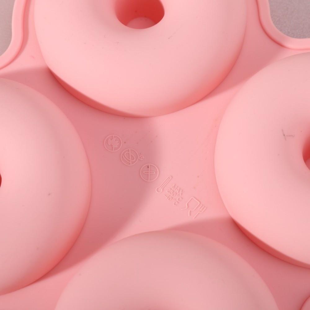 New Soft Silicone Donut Mold Reusable 4 Cavity Doughnut Pan Easy To Demold Multi-functional Cake Making Tools for Air Fryer