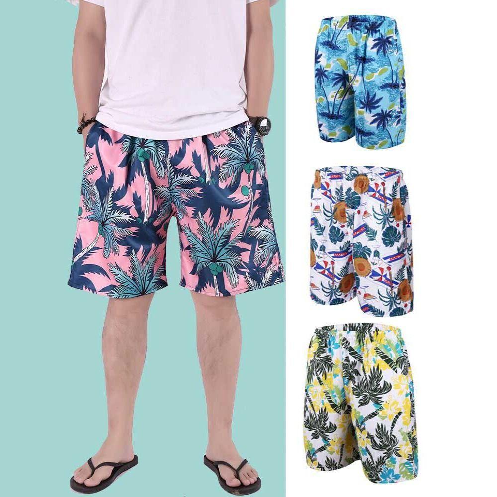 

Summer Quick Dry Beach Shorts Cool Print Surf Shorts New Swimming Shorts Trunks 9