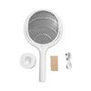 3000V Electric Mosquito Racket Mosquito Killer Lamp 2-in-1 USB Rechargeable Foldable Mosquito Swatter Fly Swatter Repellent Lamp