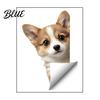 DIY Interior Window Cat Dog Peeking Static Animal Stickers Cute Clings Cartoon Wall Stickers Waterproof No Glue Adhesives Removable