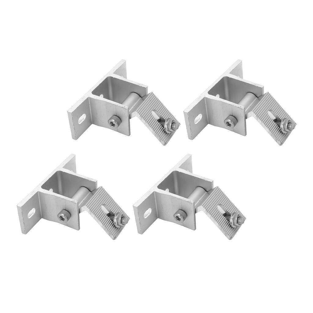 4er Set Solarmodul Montagehalterung Fuß Aluminiumlegierung Korrosionsschutz Rostfrei Solar PV Frontstütze für Dach