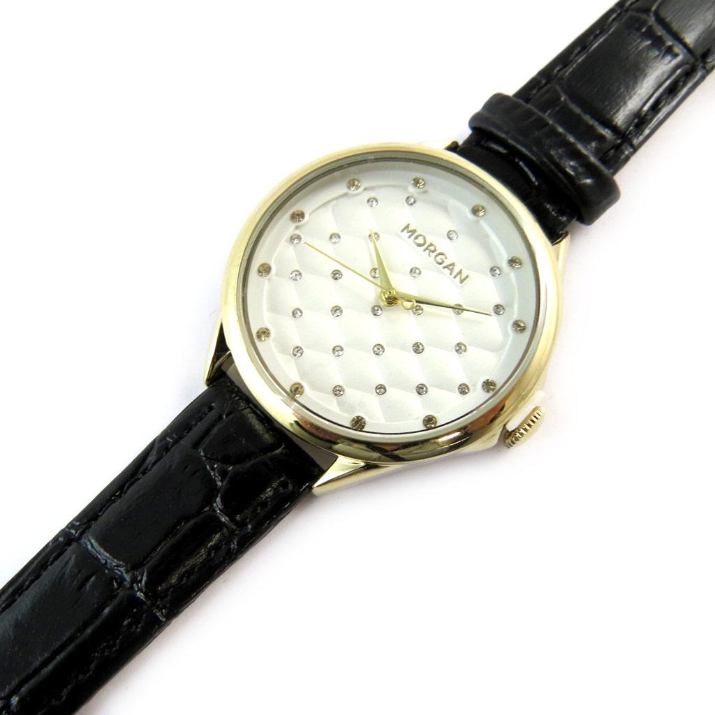 Morgan [N9862] - Montre créateur 'Morgan' noir doré (Illuminations)