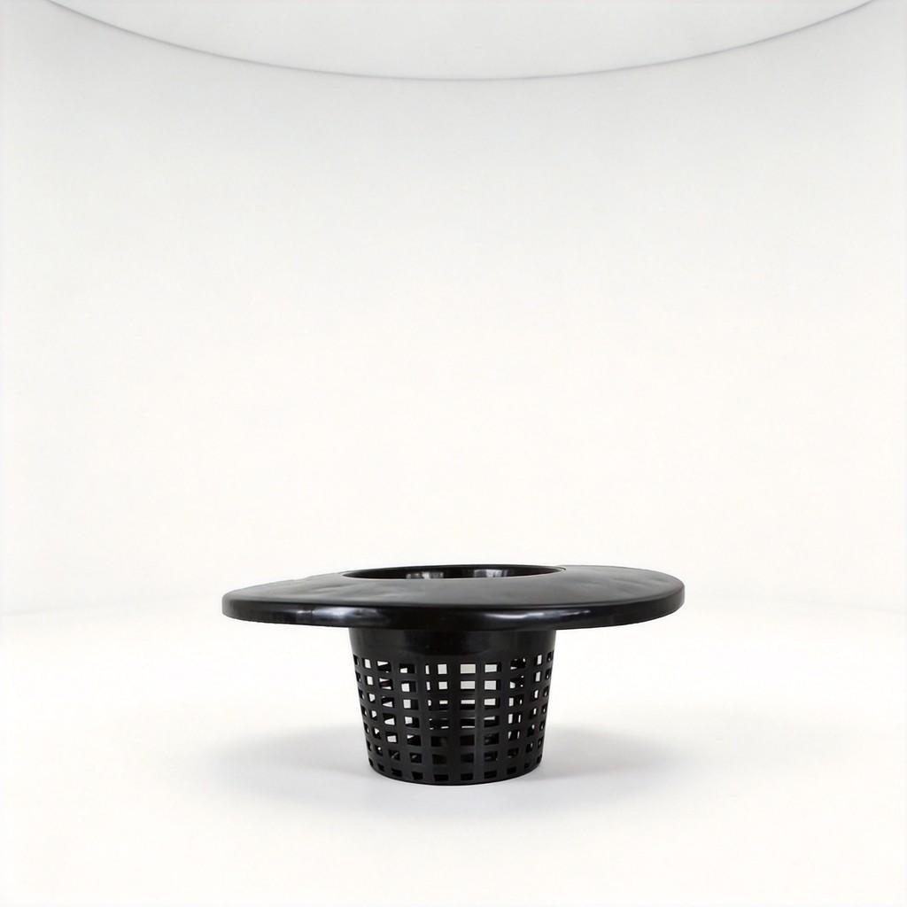 Plastic Breathing Plant Pot With Large Edge For Office Water Cultivation
