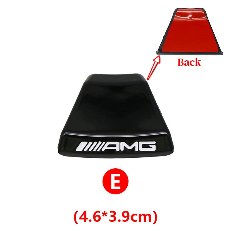 3D ABS Car Steering Wheel Emblem Sticker Interior Badge Accessorie For Mercedes Benz AMG W205 W168 W108 AMG W176 W204 W212 GLC