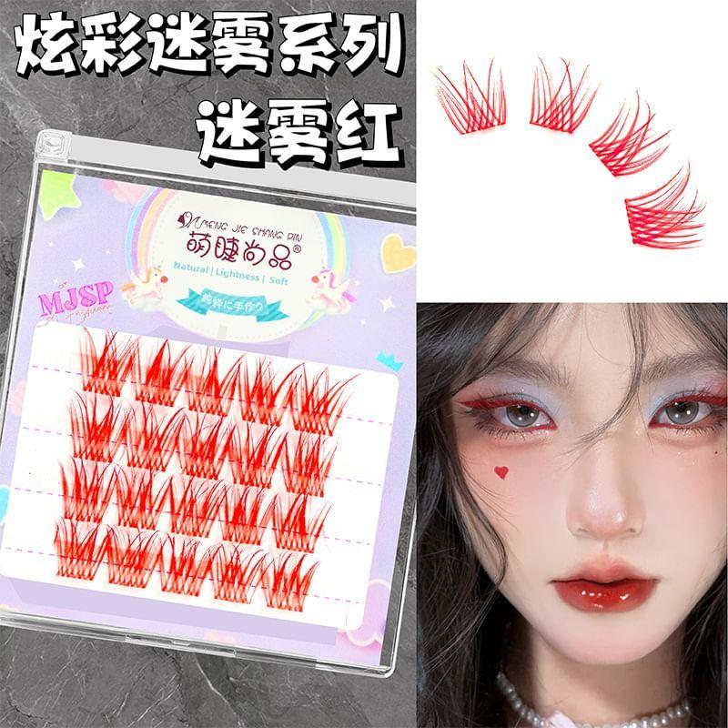 Aimo - Wispy Volume Colored Cluster False Eyelashes