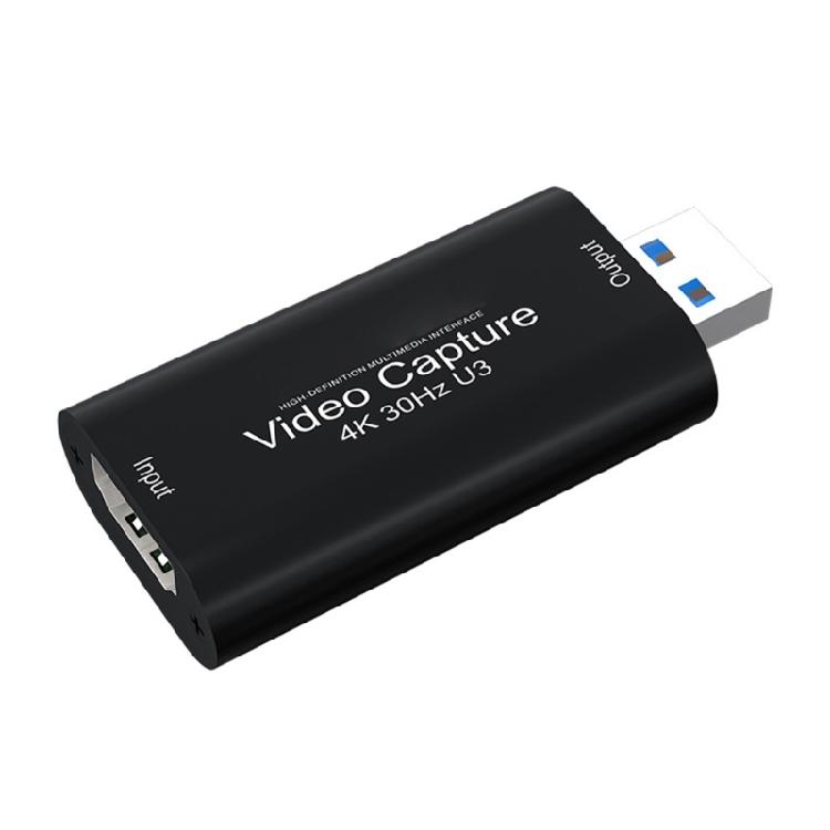 

High Performances HDMIcomaptible To USB 3.0 Capture Tool 4K Video Input With Rich Color Depth for All Users 1 чорний