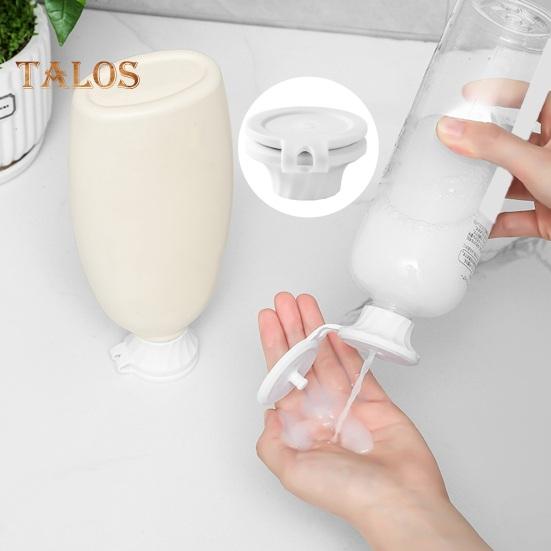 3Pcs Inverted Bottle Lid Leakproof TPE Bathroom Lotion Shampoo Kitchen Seasoning Bottle Flipping Bottle Connector Cover Replacement
