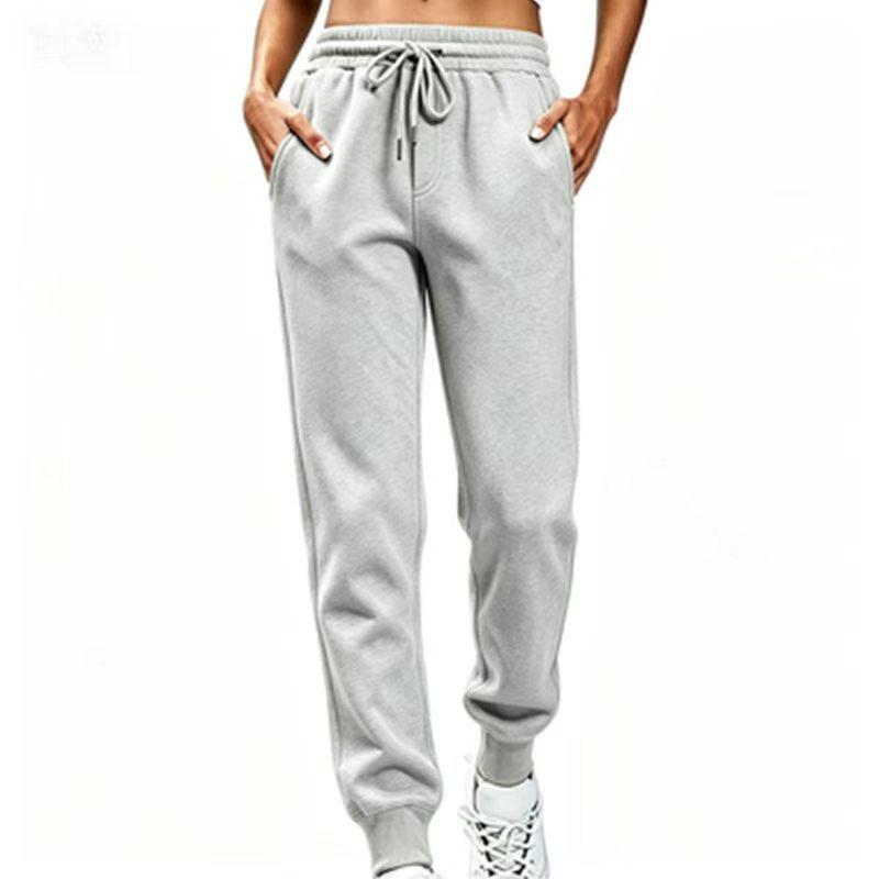 Women's Mid Rise Drawstring Joggers Slim Fit Sweatpants Casual Sports Pants