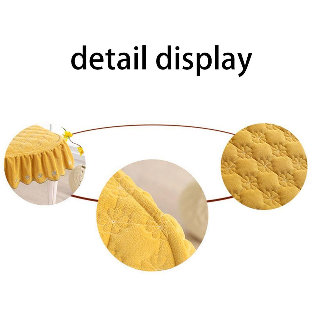 Non-Slip Pastoral Style Dining Chair Cushion 43x45cm Winter Student Cushion  Dormitory