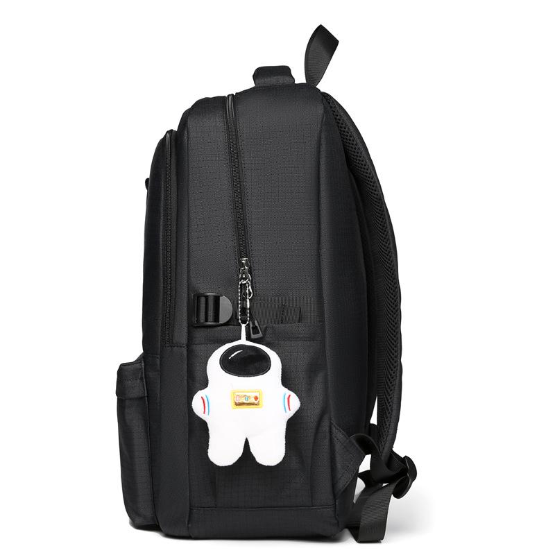 Rucksäcke im koreanischen und japanischen Stil mit Karomuster für Männer und Frauen - Trendig, großes Fassungsvermögen für Studenten und Paare