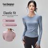 Damen Schnelltrocknendes Langarm Yoga- & Fitness-Top