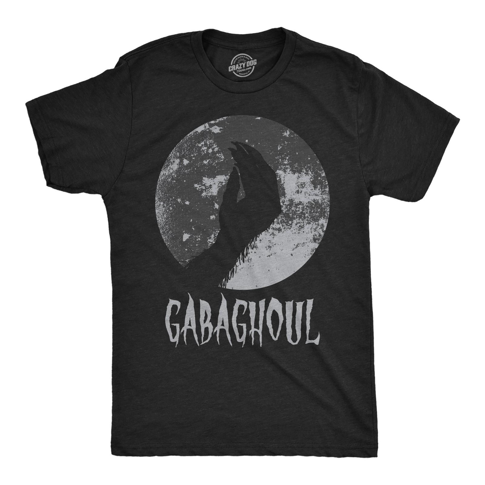 Mens Funny T Shirts Gabaghoul Sarcastic Halloween Graphic Novelty Tee for Men XXXXL
