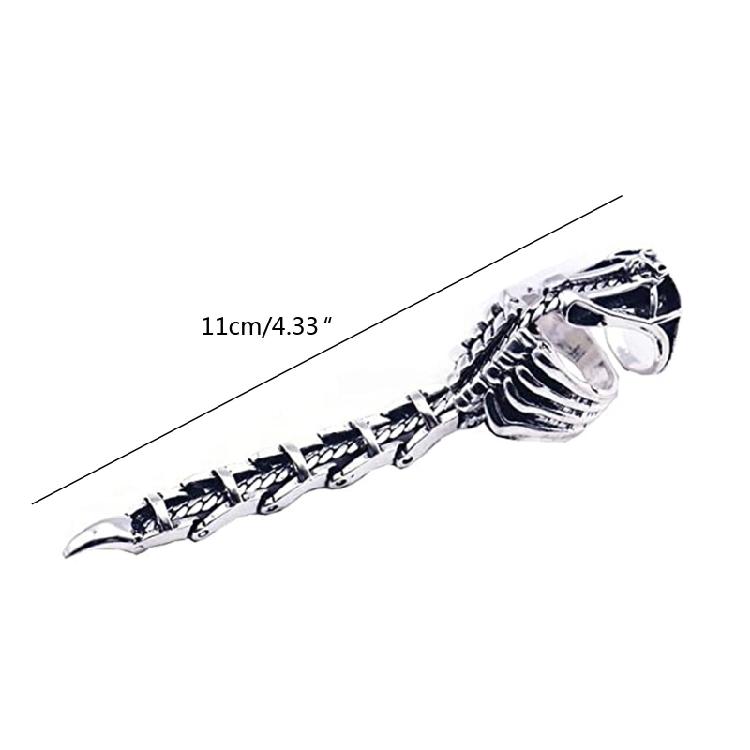 Vintage Cooler Gothic Skorpion Ring Metall Vollfingerringe Schmuck für Damen Herren