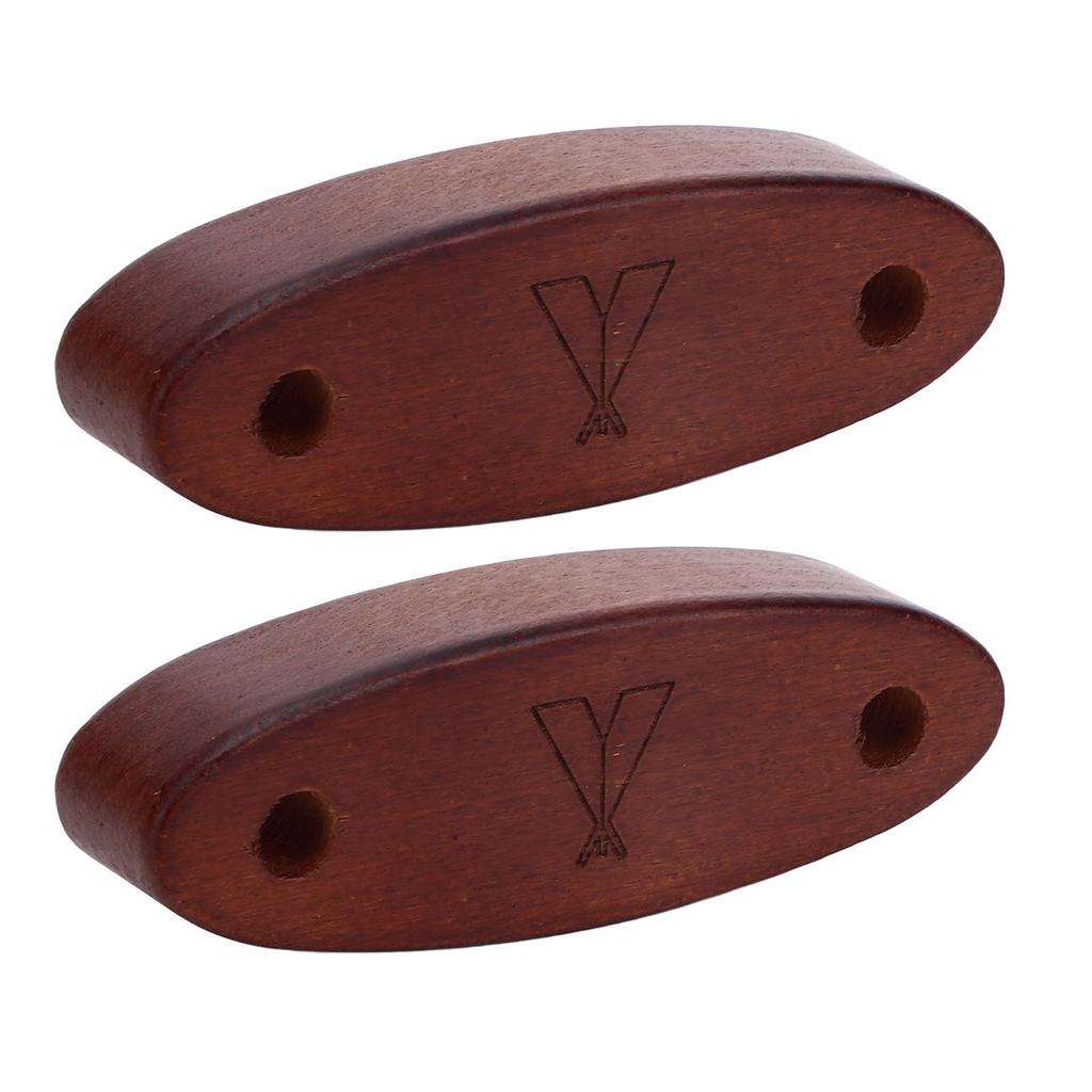 2pcs Wooden Tent Rope Buckle 8mm Windproof Rope Buckle Rope Adjustment Accessories for Camping