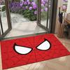1pc Spider-Man Cartoon Carpet, 100% Polyester, Non-slip, Machine Washable, Waterproof, Outdoor Yard and Garden Decor, Home and Bedroom Decorative