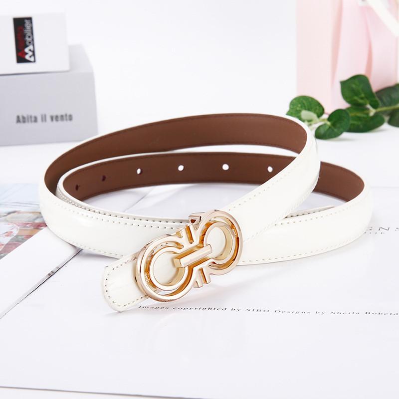 Leather Womens Belt With Artificial Pearls And Rhinestone Decor For Elegant Outfit