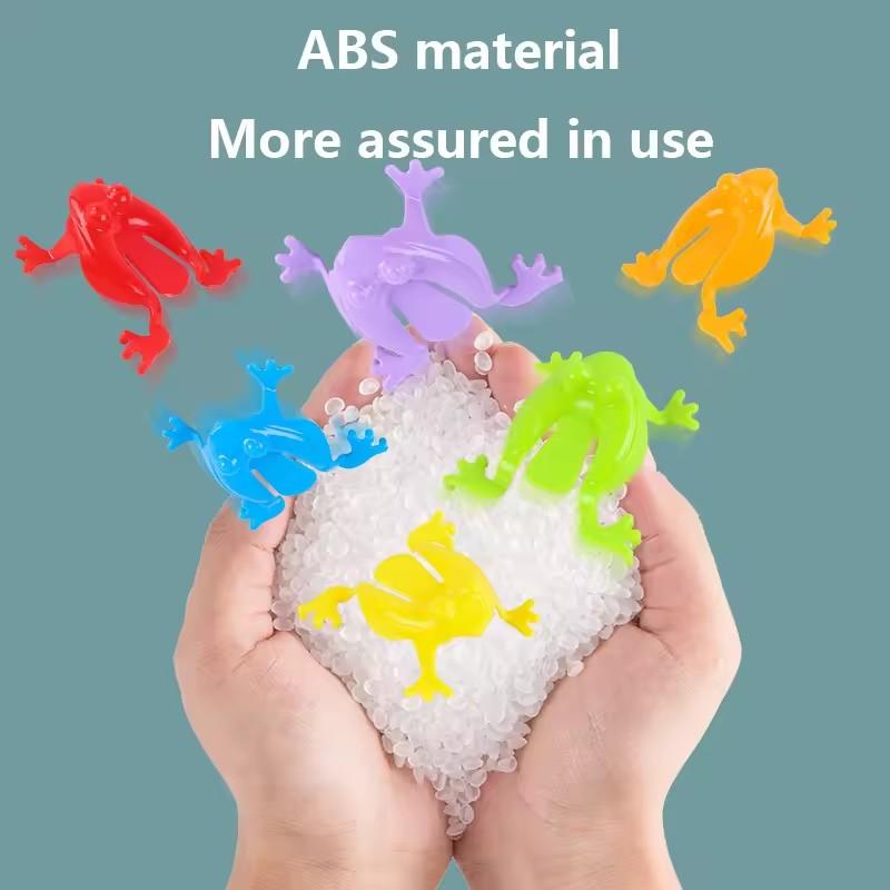 10-20Pcs Solid Color Jumping Frog Plastic Bouncing Frog Jumping Frog Children Educational Toy Gift For Kid Party Favors Birthday