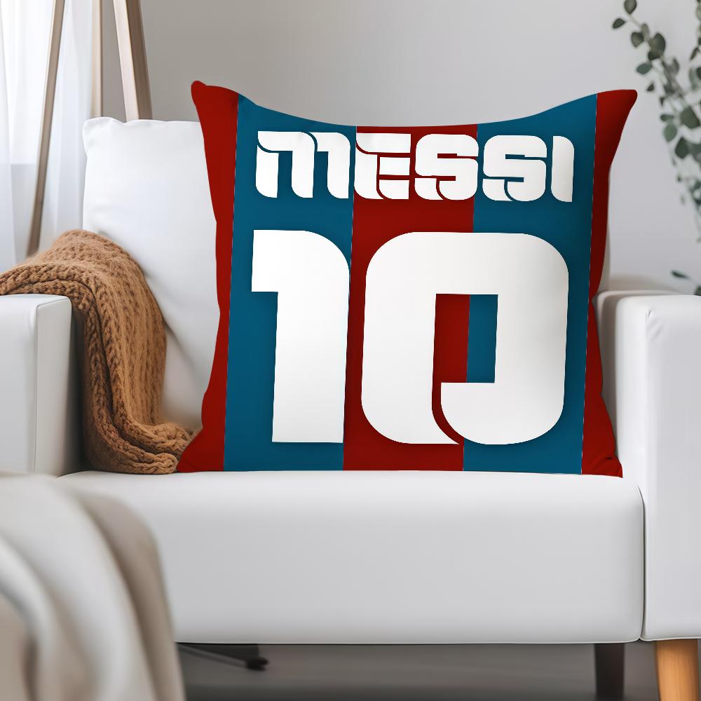 Fußballspieler L-lionel M-messi Kissenbezug Anwendbarer Bereich Für Gästezimmer Innenräume Autos Büro Hausdekoration