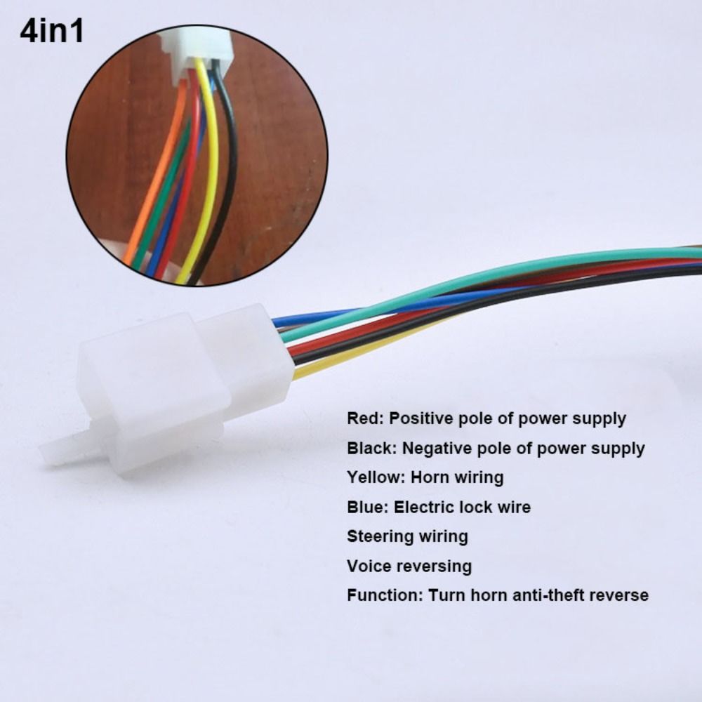 Horn 3In1 4in1 Anti-theft Reversing Voice Tricycle Horn E-bike  Buzzer Horn Reversing Voice Horn