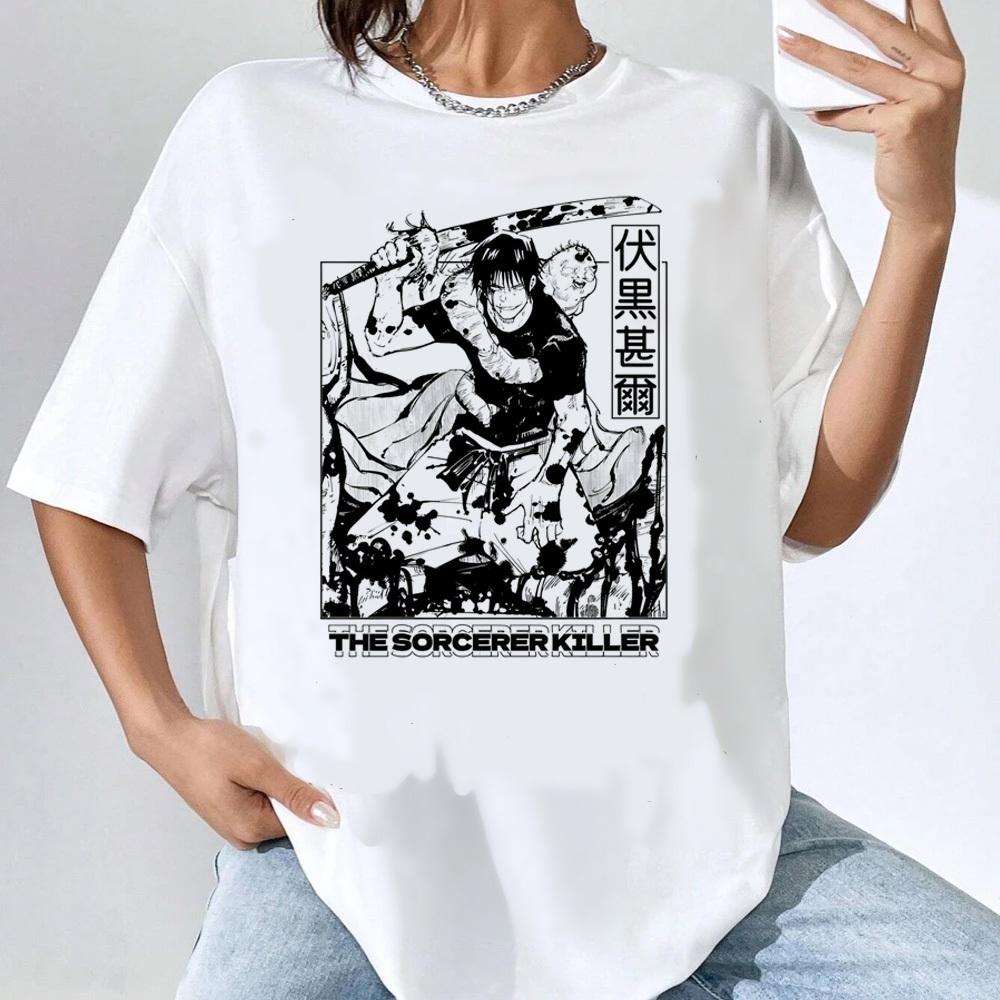 Jujutsu Kaisen FUSHIGURO TOJI Bedrucktes T-Shirt Unisex und Damen T-Shirt Unisex Top Sport T-Shirt Unisex T-Shirt Harajuku Y2K Tee