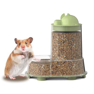 Automatic Hamster Feeder Large Capacity Transparent Small Pet Food Bowl Durable Multi-purpose Pet Food Box Home
