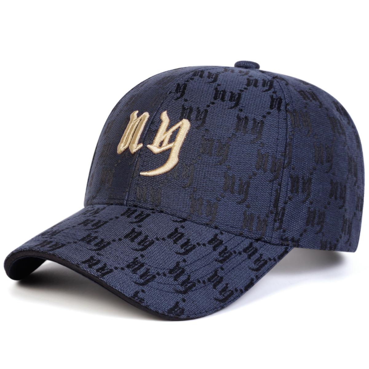 Yiran bag Unisex Ny Letter Borduur Baseballpetten Lente En Herfst Buiten Verstelbaar Casual Petten Zonbescherming Pet Sportpet Adjustable
