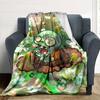 Plants Vs. Zombies Blanket Warmthful Decor Suitable for Chair Bedding Sofa Four Seasons Multipurpose Playful Design