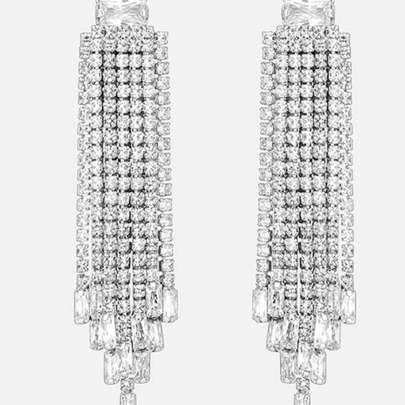 METROCITY JEWELRY Brillante White Earrings A231BE0741WPA