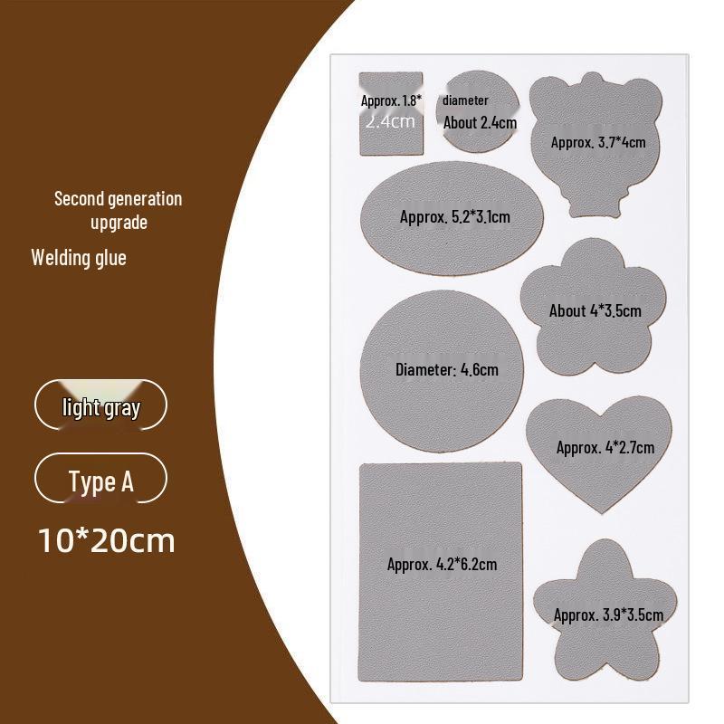 Parche de Cuero Autoadhesivo para Reparación de Ropa y Decoración