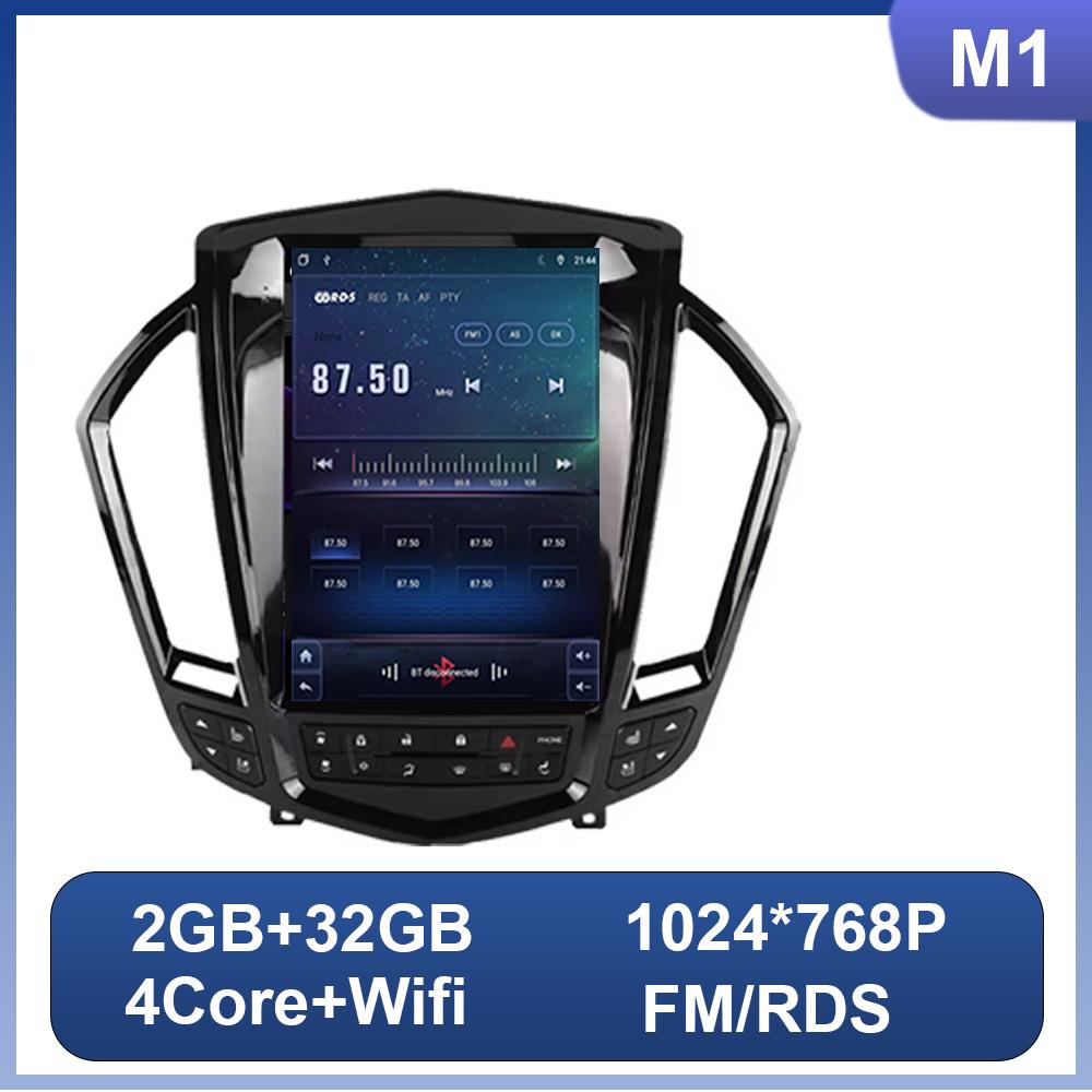 

9,7 дюйма для Cadillac SRX 2009 - 2012 для Tesla Style Android 14 автомобильный радио-видеоплеер No 2 Din Bluetooth 8 ядер GPS Carplay