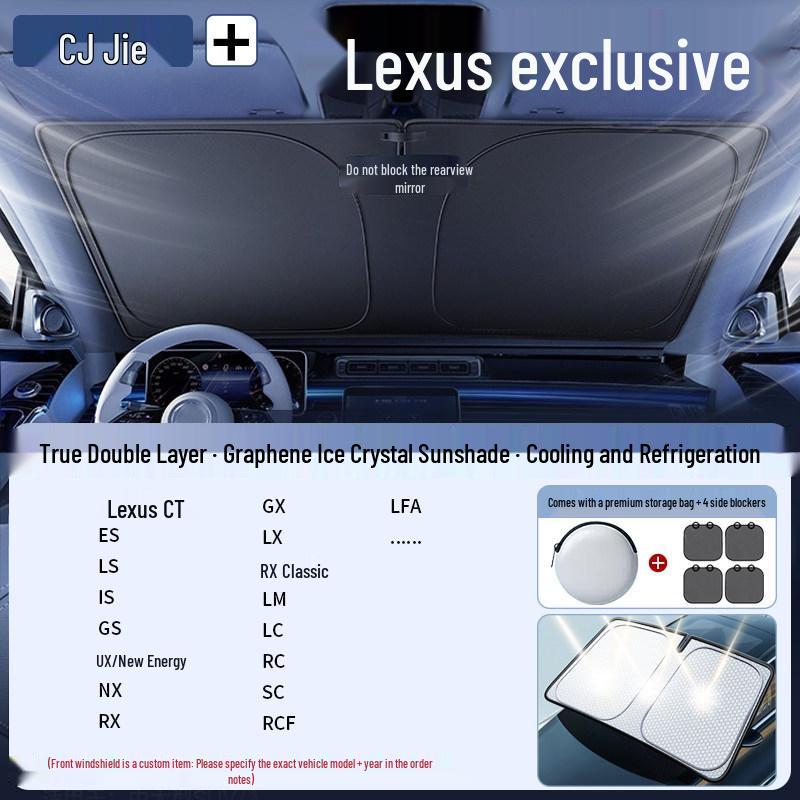 Car Windshield Sunshade Umbrella - Heat and Sun Blocker Visor Cover