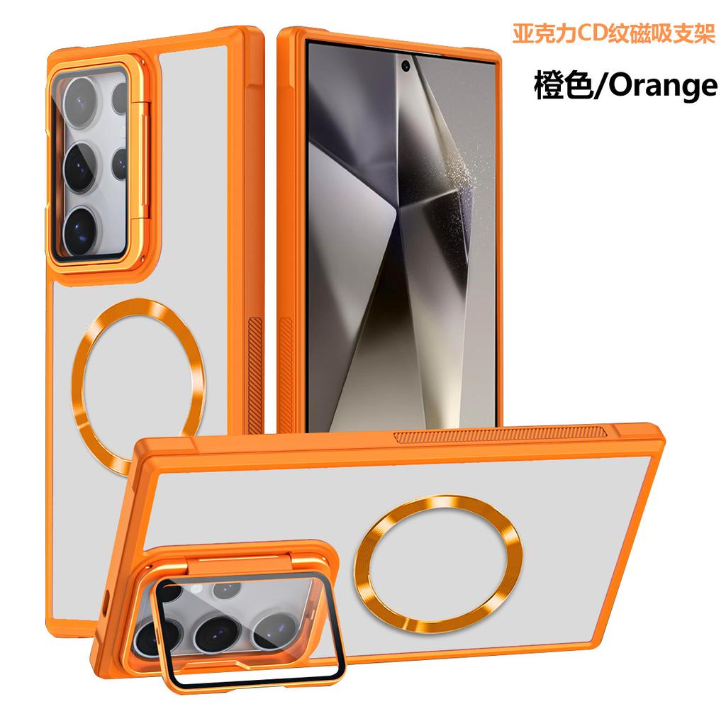 Magsafe Magnetisches Kabelloses Ladecase Für Samsung Galaxy S25 S24 Ultra Plus S23 S24 FE Kamera Schutzhalter Hülle Abdeckung