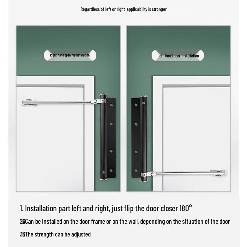 Adjustable Spring Automatic Door Closer