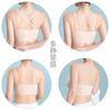Summer Simple Tube Top Beautiful Back Without Shoulder Strap Non-slip Front Buckle Girl Gathering Underwear Small Chest Thin Bra Without Steel Ring