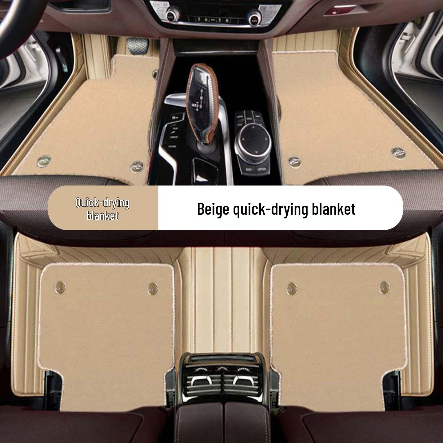 Genuine Leather Floor Mats for Yangwang Series: Premium Full Coverage Interior Accessory