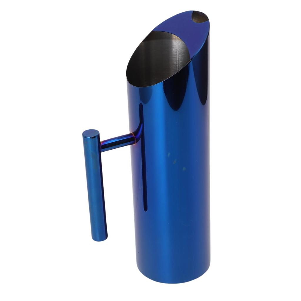 304 Stainless Steel Water Pitcher Jug 1.5L Modern Pitcher with Handle Beverage Container for Iced Hot Tea Juice Coffee