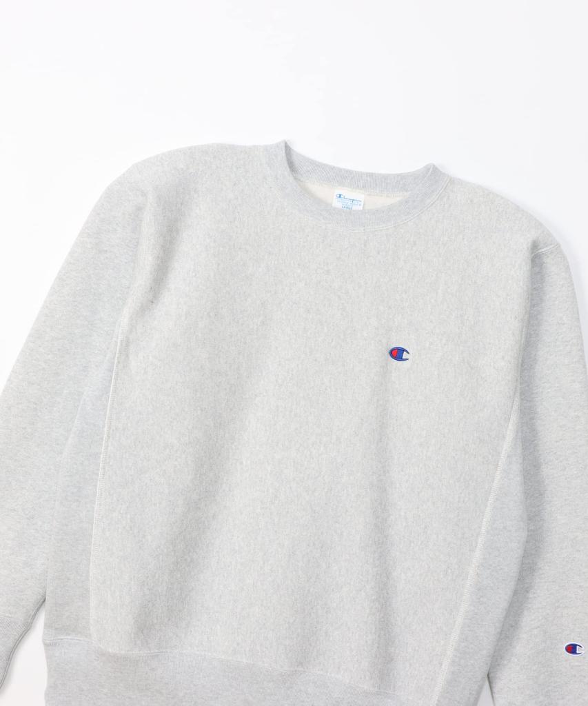 Champion Bluza dresowa z bawełny polarowej Logo Weave® z okrągłym dekoltem, C3-Y033-040-XL, Rękaw, Dekolt, 11.5oz USA, Podszewka, Jednopunktowa